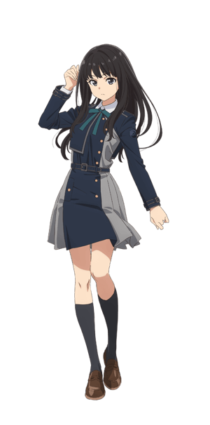 This is the Avatar Image for the Takina Inoue (Lycoris Recoil) AI Voice and Text to Speech Generator